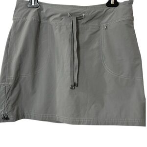 Green Tea Skort Women's M Woven Stretch Active Mini Skirt Athletic Fitness Gray